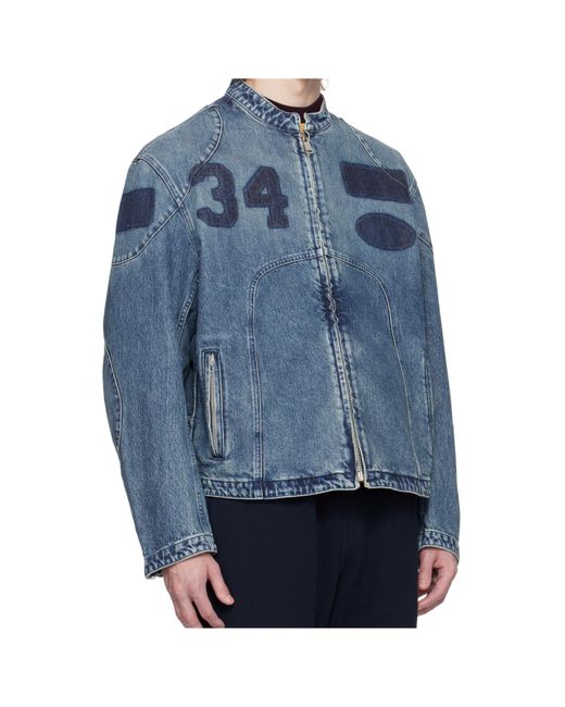Ambush Blue Rider Denim Jacket for men