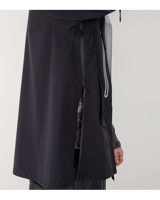 And Wander Black Hooded Casual Jacket for men