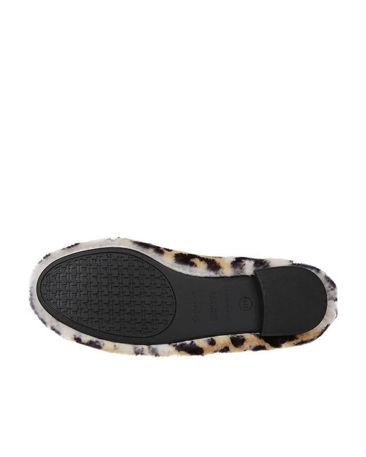 Repetto Brown Animal Print Ballet Flats