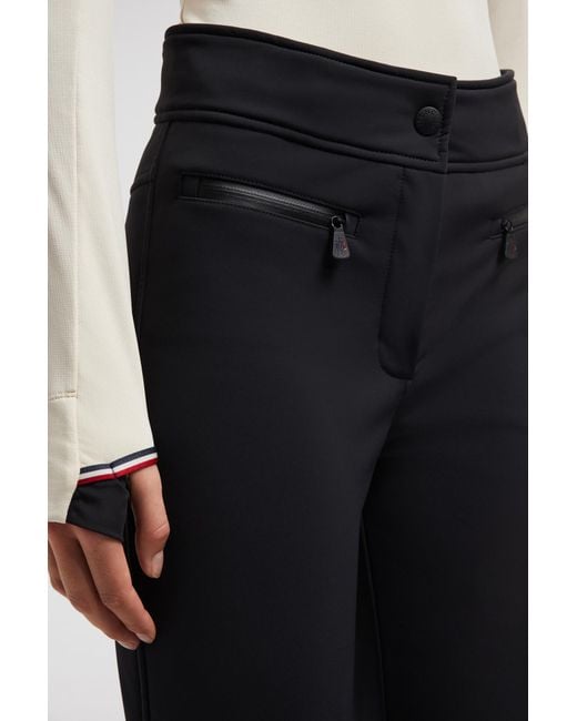Moncler Black Grenoble Panelled Ski Trousers