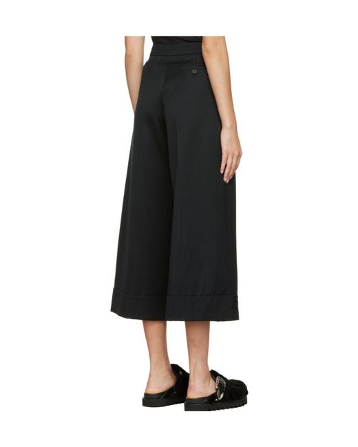 Simone Rocha Black Straight Casual Pants