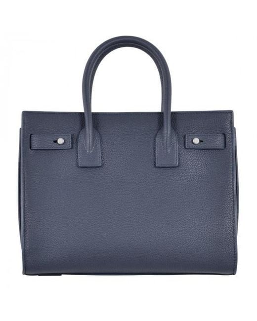 Saint Laurent Blue Nano Sac De Jour Shoulder Bag
