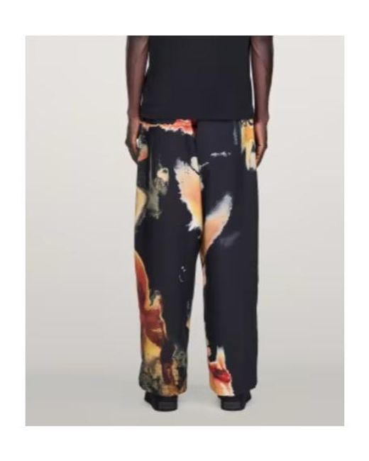 Y-3 Blue Aop Sport Uniform Track Pants for men
