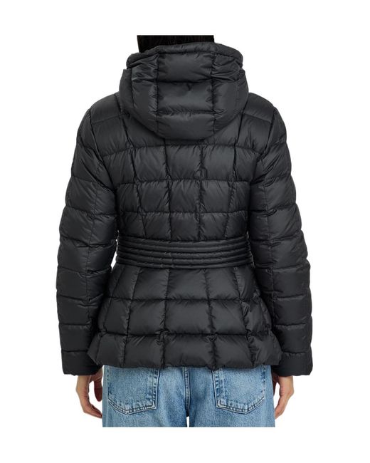 Moncler Black Hooded Quilted Shell Jacket