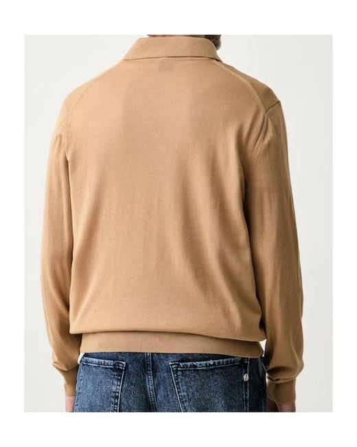 Boss Multicolor Knit Polo Shirt for men
