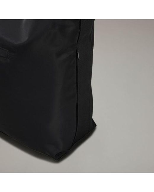 Y-3 Black Logo Printed Crossbody Bag for men