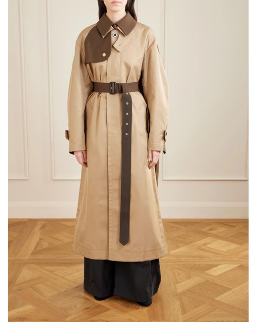 Sacai Natural Gabardine Coat