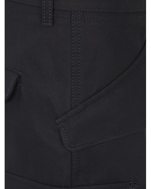 Sacai Blue Belted Cargo Shorts for men