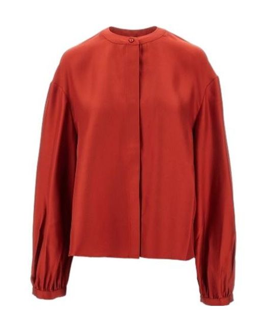 Loulou de Saison Red Long Sleeve Shirt