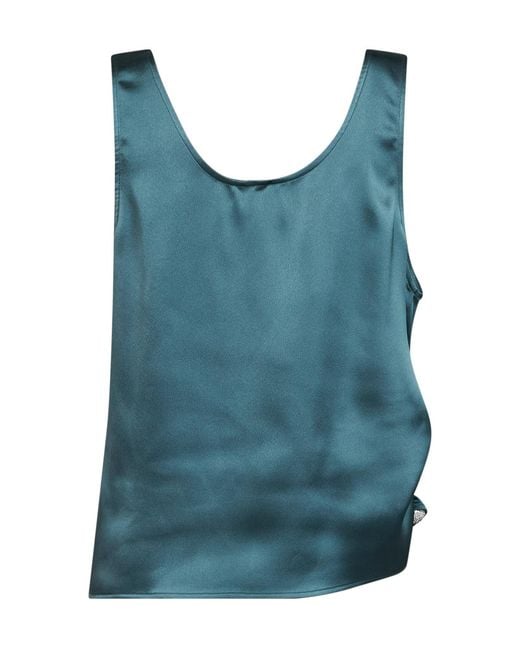 GIUSEPPE DI MORABITO Blue Sleeveless Vest