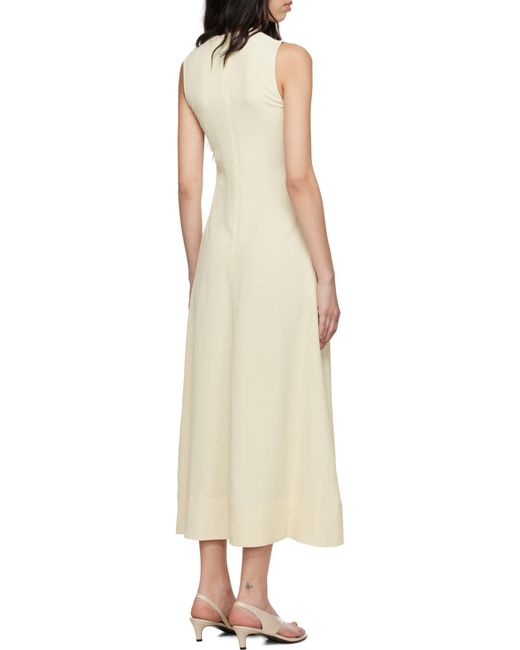 Totême White Sleeveless Maxi Dress