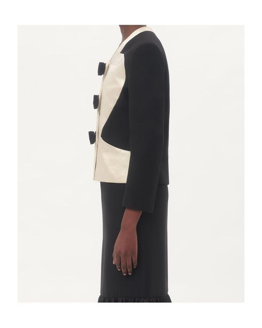 Valentino Black Bow Detailed Jacket