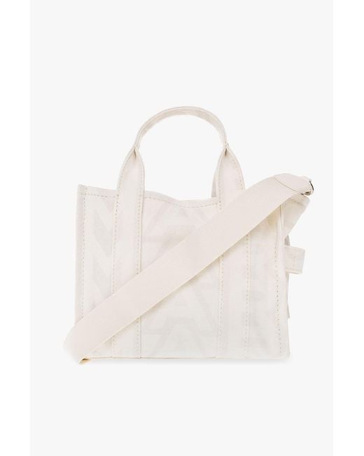 Marc Jacobs White Logo Shoulder Bag