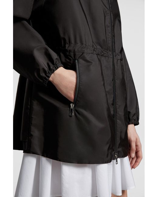 Moncler Black Wete Hooded Jacket