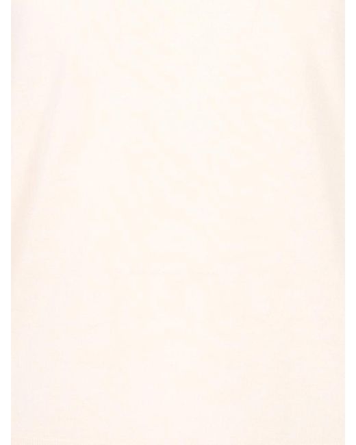 Canali White Long-Sleeve Knit Top for men