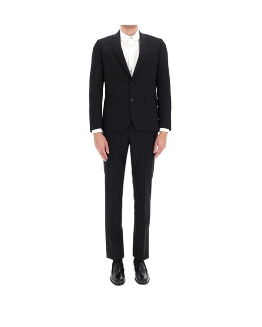Paul Smith Black Two-Piece Tailored Suit for men
