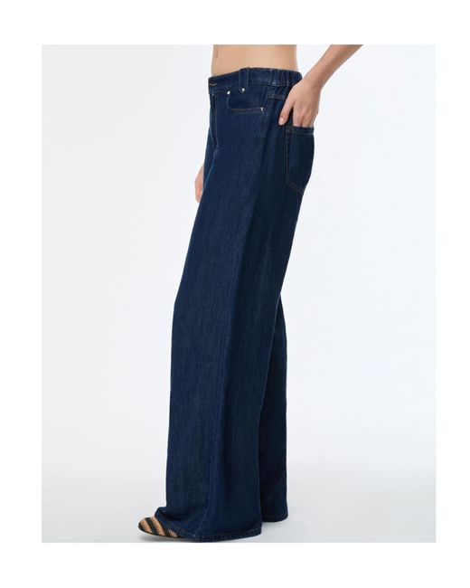 iBlues Blue Wide-Leg Jeans