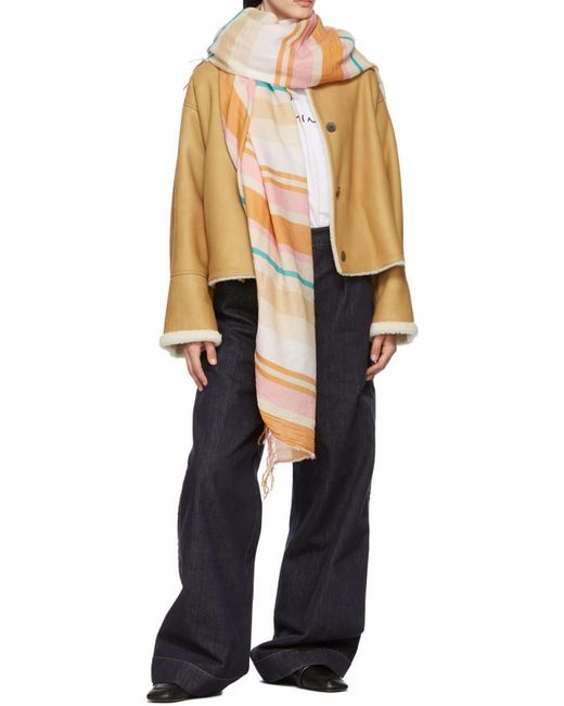 Loewe Metallic Printed Scarf