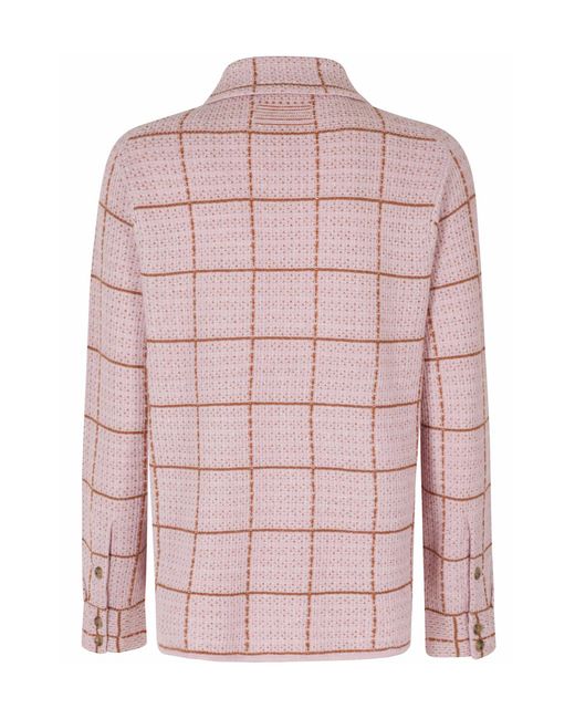 Guest In Residence Pink Dylan Plaid Shirt