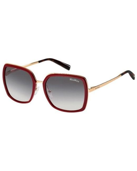Max Mara White Square Sunglasses