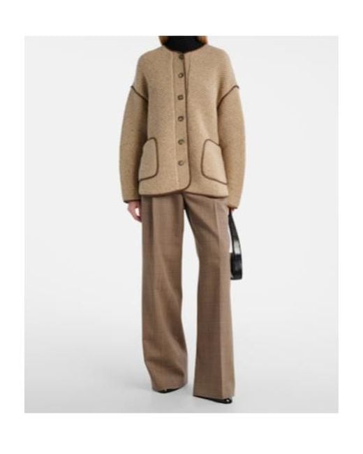 Altuzarra Natural Medrano Wool-Blend Jacket