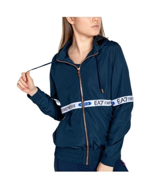 Emporio Armani Blue Logo Casual Jacket