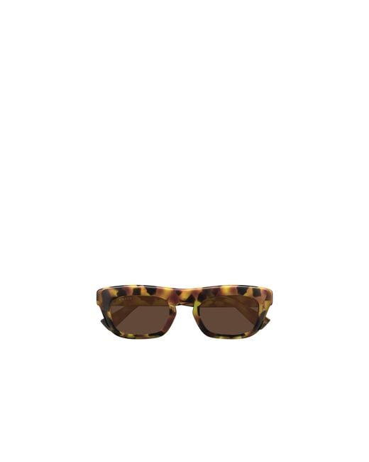 Gucci White Eyewear Rectangular Frame Sunglasses for men