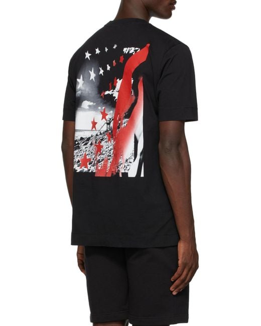 1017 ALYX 9SM Black Graphic Print T-Shirt for men