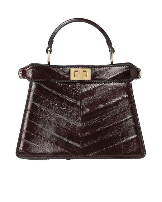 Fendi Brown Peekaboo Iseeu Petite Tote Bag