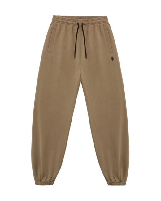 Marcelo Burlon Brown Cross Tapered Track Pants for men