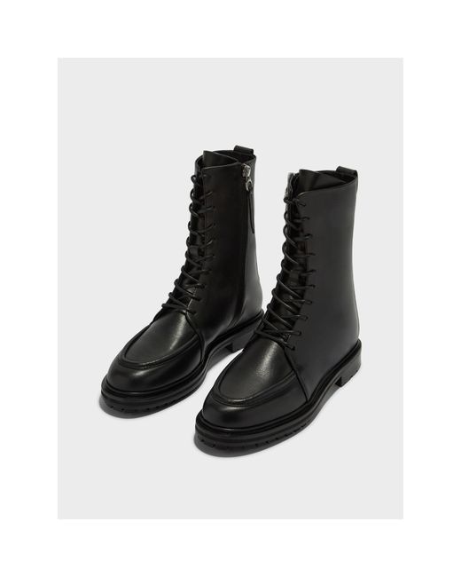 Aeyde Black Tate Boot Ankle Heeled Boots