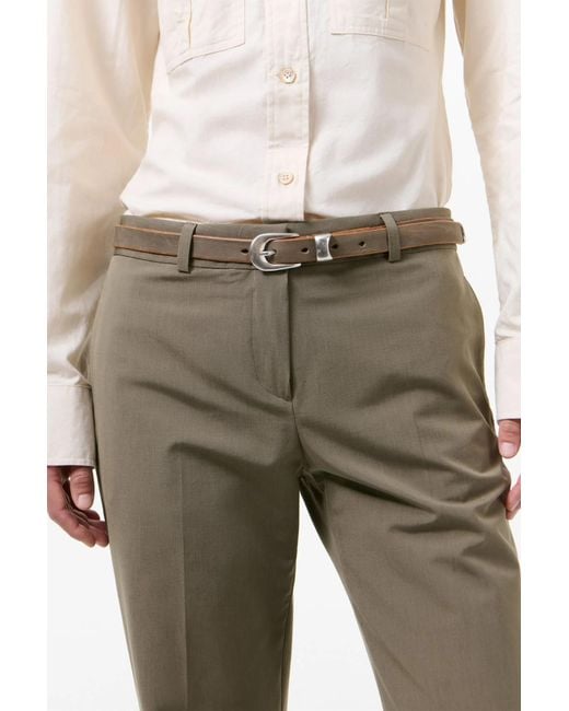 Our Legacy White Buckle Belt for men