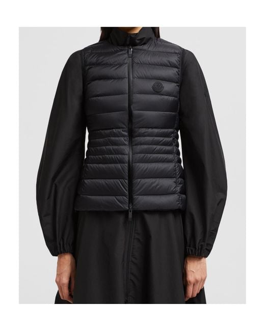 Moncler Black Irigny Down Vest