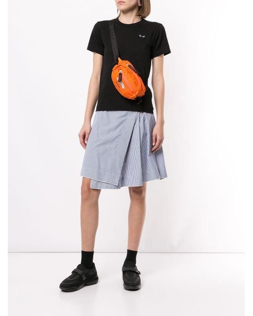 COMME DES GARÇONS PLAY Black Heart Embroidered Slim Fit T-Shirt