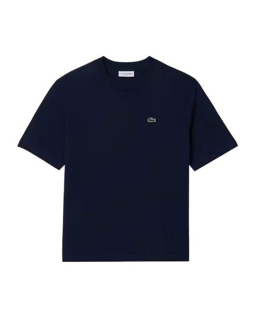 Lacoste Blue Relaxed Fit Soft T-Shirt