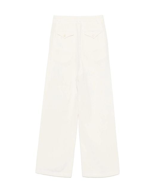 Barena White Nini Brezza Trousers
