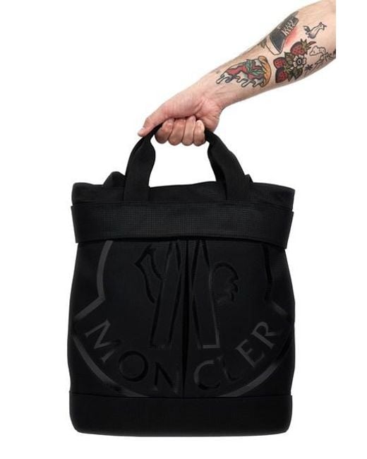 Moncler Black Logo Handbag