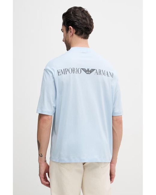 Emporio Armani Pink Short-Sleeved T-Shirt for men