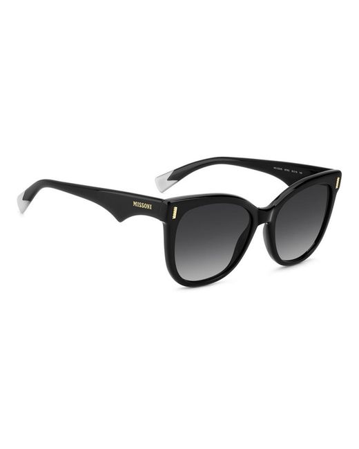 Missoni Metallic Oval Frame Sunglasses