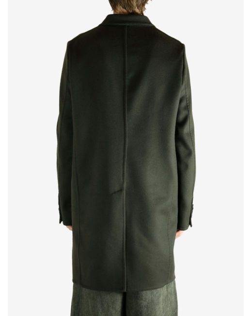 Givenchy Green Notch Lapel Single-Breasted Coat for men