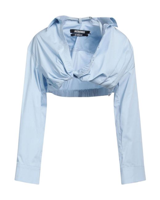 Jacquemus Blue Solid Colour Shirts
