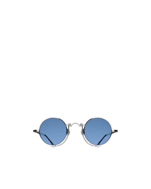 Matsuda Blue Round-Frame Sunglasses
