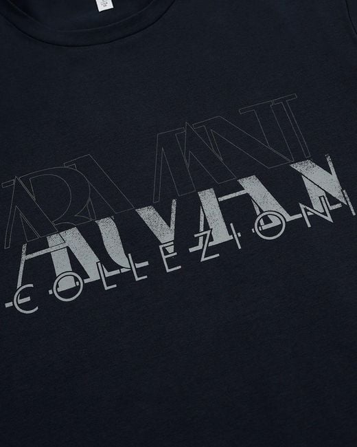 Armani Collezioni Black Open-Necked Shirt for men