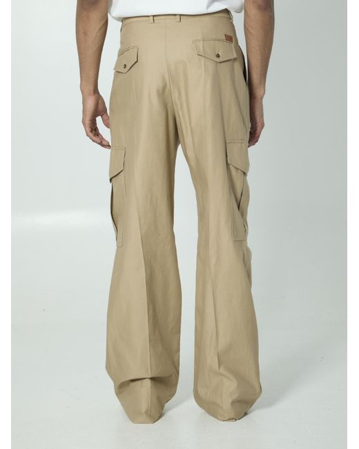 Céline Natural Montauk Cargo Pants for men