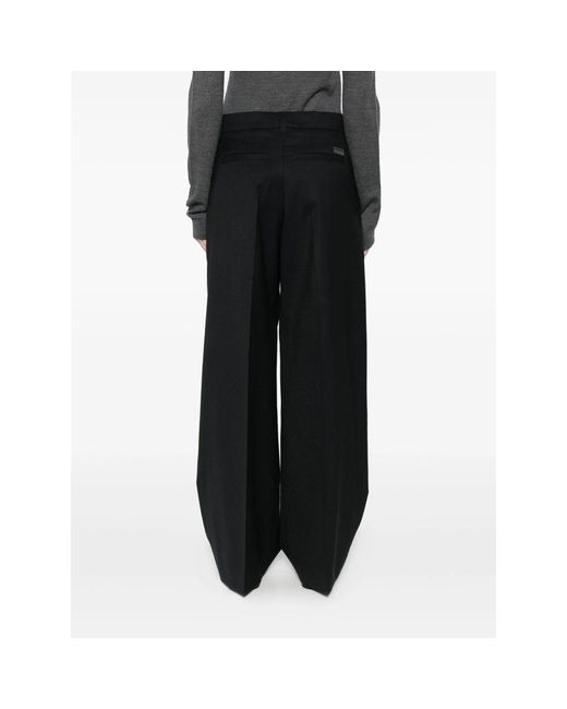 KENZO Black Weave' Wide Leg Pants