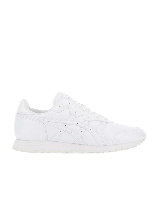 Comme des Garçons White Logo-Lacing Casual Sneakers for men