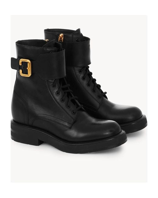 Chloé Black Coddington Ankle Boot