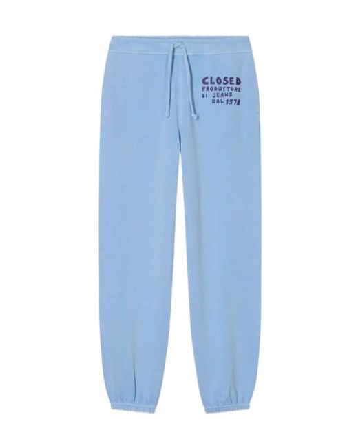 Closed Blue Drawstring Track Pants