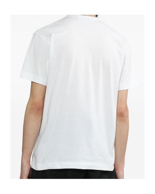 Comme des Garçons White Short-Sleesleeved T-Shirt