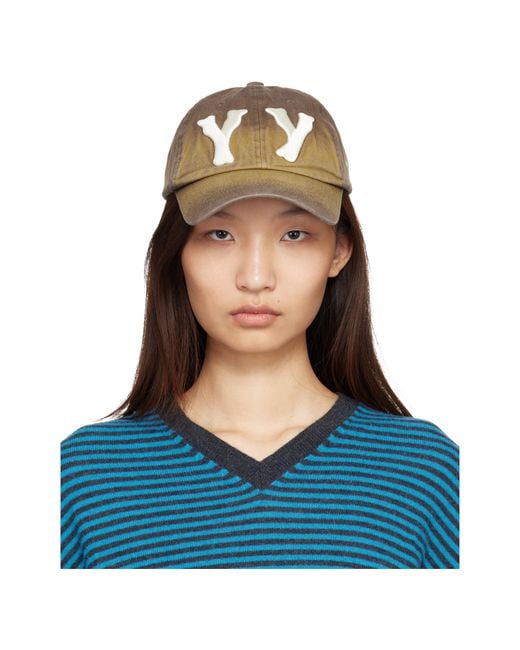 OPEN YY Blue Gradient Ball Baseball Cap
